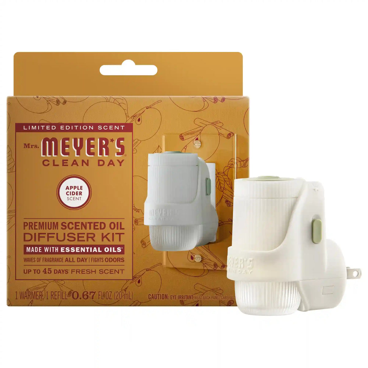 Apple Cider Plug In Scented Warmer With Refill