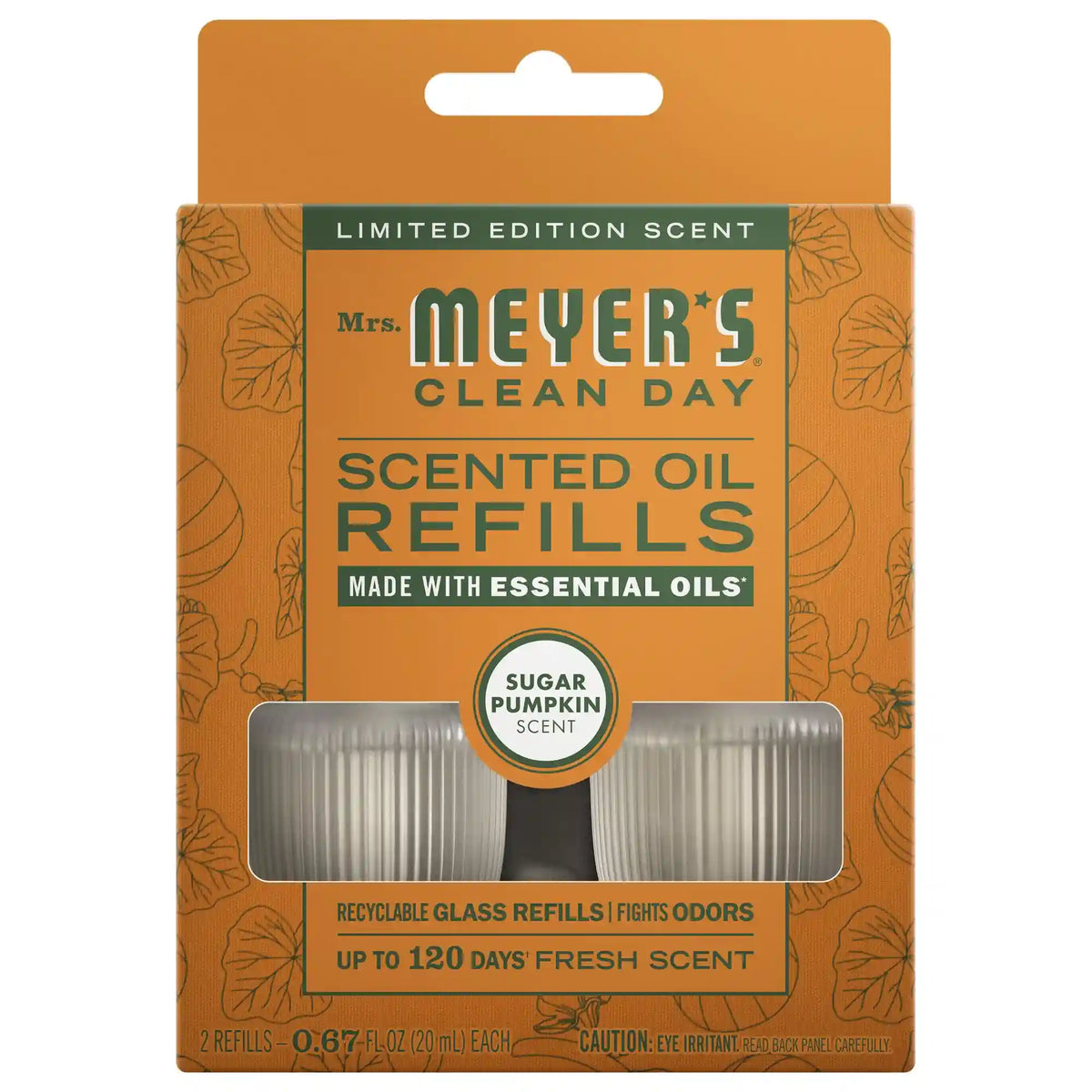 Sugar Pumpkin Plug In Scented Oil Refill, 2-Pack