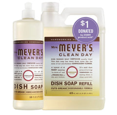 Compassion Flower Dish Soap & Refill Set