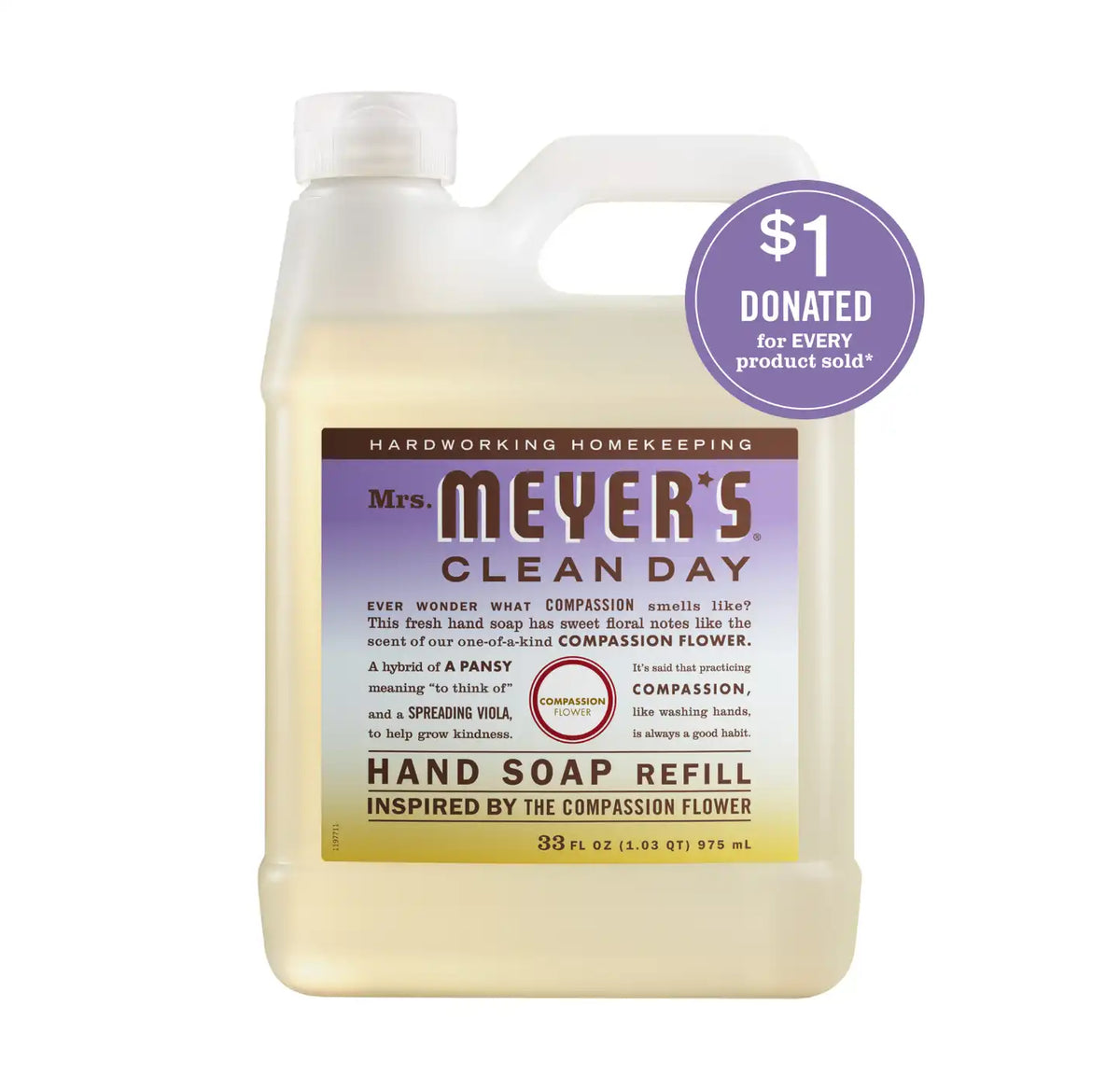 Compassion Flower Liquid Hand Soap Refill